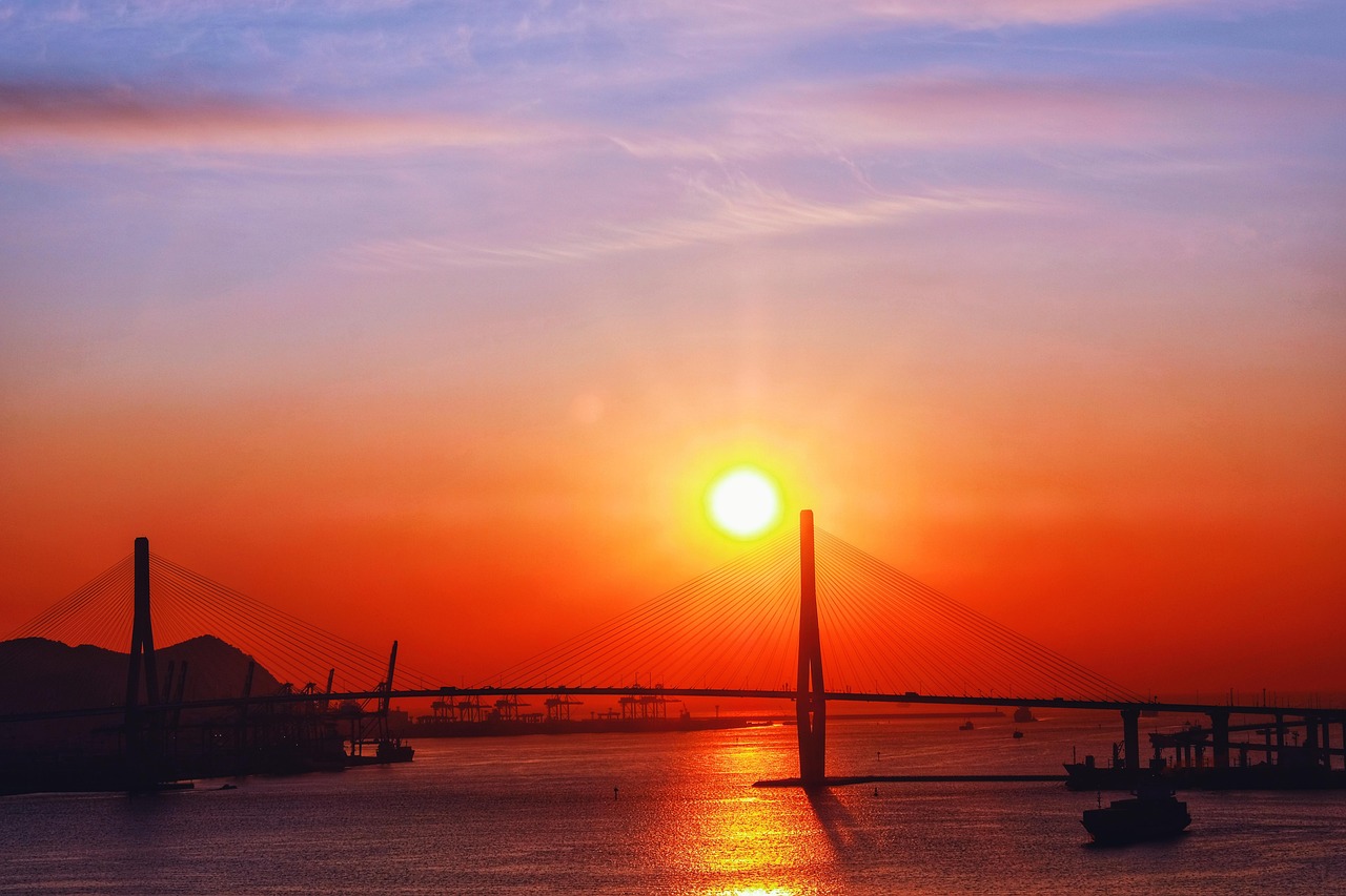 Gwangan Bridge (Gwangandaegyo) lit up at night, a landmark Busan one-day-itinerary view, South Korea