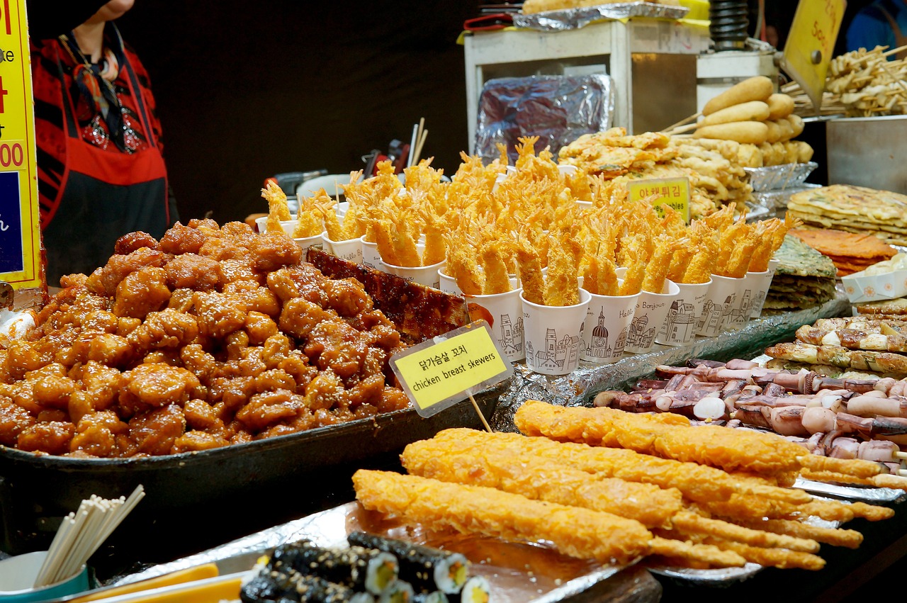 Ssiat hotteok (seed-filled sweet pancake) at BIFF Square street stall in Busan