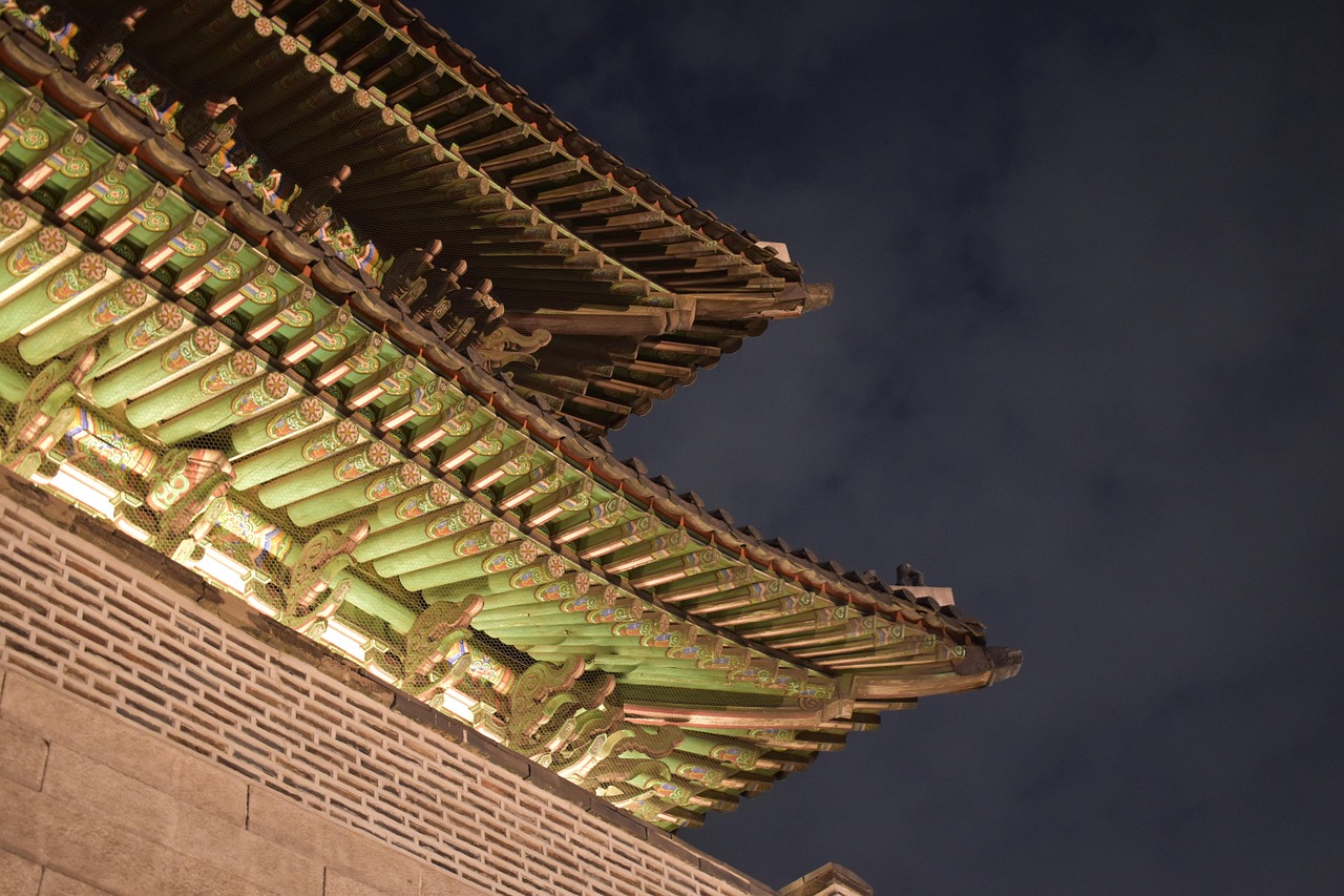 The restored stone-and-wood North Gate of Geumjeongsanseong Fortress on Geumjeongsan mountain in Busan